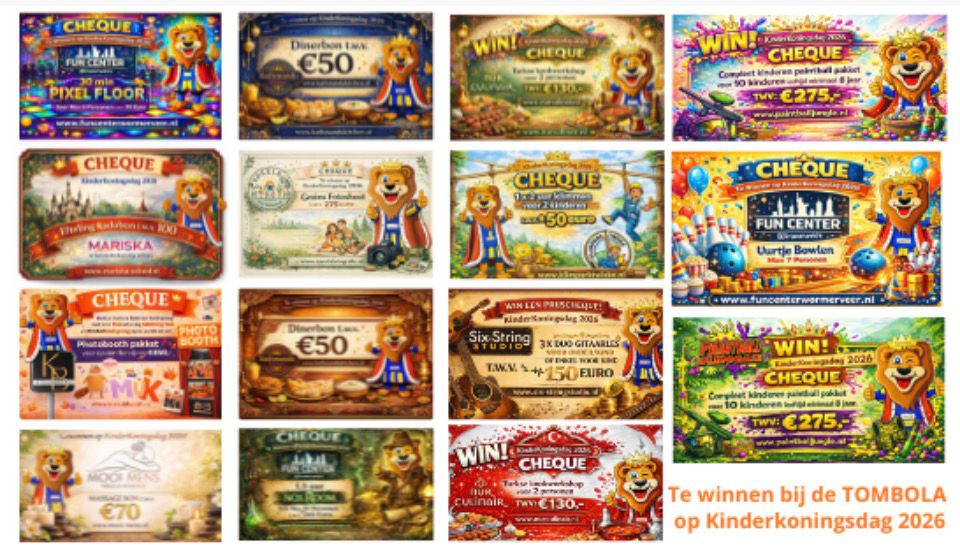 Tombola Kinderkoningsdag 2026