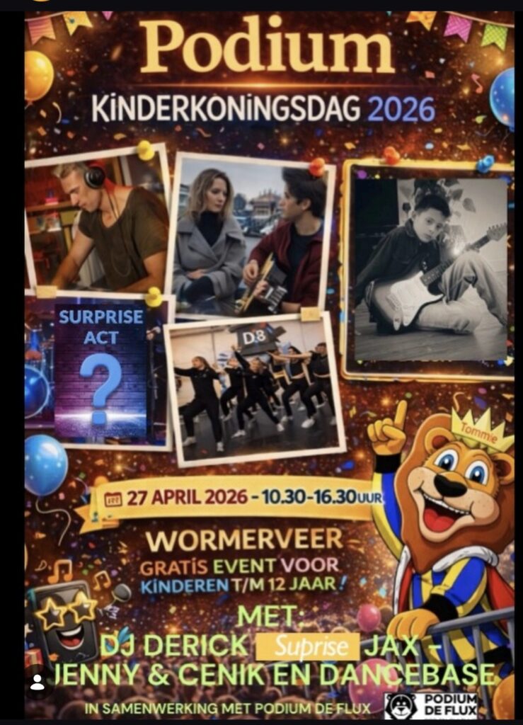 Kinderkoningsdag Wormerveer 2026 Podium