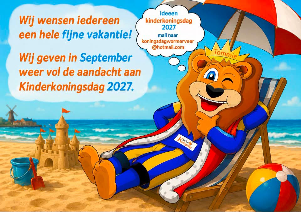 Kinderkoningsdag vakantie